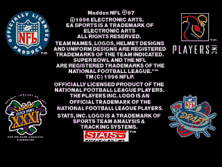 Madden 97 screenshot 2 for Sega Genesis